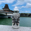 Axyaa Shiny Diamond Stainless Steel Thermal Water Bottle Vacuum Flask Insulation Cup