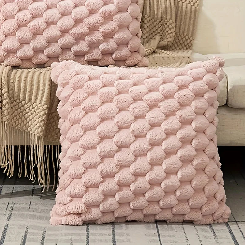 Axyaa Soft Corduroy Throw Pillow Cover for Sofa, Couch, Chair, Bed Decor