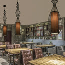 Axyaa Vintage Birdcage Chandelier - Industrial Farmhouse Dining Room Lighting