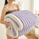 Axyaa 350g Full Extinction Wave Jacquard Blanket - Thick Coral Fleece Winter Blanket