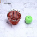 Axyaa Handwoven Plastic Imitation Vine Fruit Platter in 8 Sizes