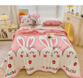 Axyaa Cloud Mink Velvet Cover Blanket - Milk Fiber Printed Blanket