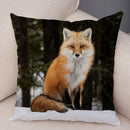 Axyaa Fox Pillowcase for Home, Office, Car Decor