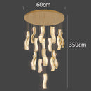 Axyaa Nordic Stair Chandelier Pendant Lights for Living Room and Dining Room