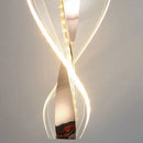 Axyaa Geometric Acrylic Pendant Light for Modern Home Decor and Lighting