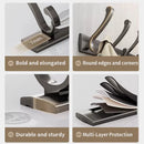 Axyaa Black/Gun Grey Wall Rack Bathroom Kitchen Hook Organizer Storage Shelf