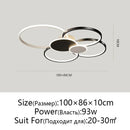 Axyaa Modern LED Chandelier with Remote Control for Home Lighting Decor