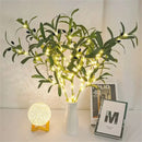 Axyaa Olive Branch LED Decorative Lamp Battery Powered for Christmas New Year Wedding