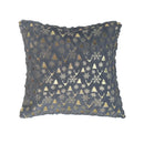 Axyaa Christmas Foil Print Cushion Cover with Snowflake Elk Design