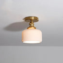 Axyaa LED Ceiling Light: Modern Style, Copper Ceramic, Indoor Home Lighting