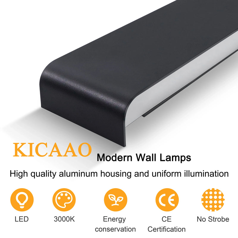 Axyaa 16W Remote Control Dimming LED Wall Light Modern Indoor Wall Lamp
