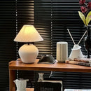 Axyaa Terracotta Ceramic Table Lamp for Home Decor & Lighting