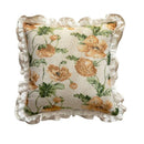 Axyaa Pastoral Style Jacquard Throw Pillowcase Set - Polyester Sofa Cushion Cover