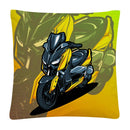 Axyaa Motorcycle Cartoon Plush Pillowcase Home Sofa Car Decor 45x45 cm