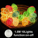 Axyaa Easter Egg Lights: Battery Operated Fairy String Lights for Home Party Decor