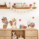 Axyaa Cute Animals Wall Stickers for Kids Room Décor