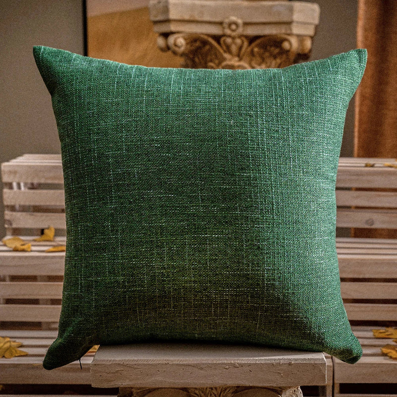Axyaa Warm Autumn Winter Solid Pillow Covers 45x45cm - 1PC