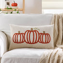Axyaa Halloween Pillow Cover Pumpkin Ghost Spider Orange Black Home Decor