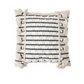 Axyaa Boho Knot Cotton Woven Cushion Cover for Home Decoration in Thick Texture