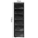 Axyaa 6-Layer Foldable Shoe Storage Hanging Bag for Closet Organization