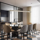 Axyaa Modern Luxury Glass Pendant Chandelier for Dining Living Kitchen