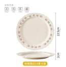 Axyaa 10-Inch Dinner Plate Set - Versatile & Elegant for Breakfast, Desserts, and Dim Sum