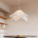 Axyaa Fabric Pendant Lighting: Nordic Designer LED Hanging Light for Bedroom Decor