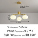 Axyaa Nordic Glass LED Pendant Lights for Home Decor and Interior Lighting