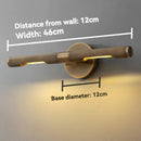 Axyaa Nordic Copper Wall Lamp for Bathroom Washstand, Hallway, Restroom - High Quality Mirror Front Sconce