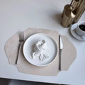 Axyaa Green PU Leather Christmas Placemats Set - Luxury Dining Table Pad