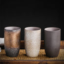 Axyaa Retro Ceramic Coffee Cups - Japanese Style, Vintage Design for Home and Office