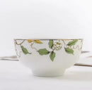 Axyaa 5-inch Bone Golden Bell Large Rice Bowl Noodle Bowl