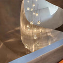 Axyaa Crystal Chandeliers: Modern LED Hanging Ceiling Lamp for Living Room Indoor Lighting