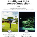 Axyaa Solar Spotlight: Adjustable 7LED In-Ground Wall Light, IP65 Waterproof Outdoor Landscape