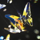 Axyaa Luxury Butterfly Crystal Chandelier Modern LED Staircase Lighting Long Hanging Luminaire for Home