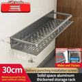 Axyaa Aluminum Spice & Condiment Wall Rack: Kitchen Organizer & Utensil Holder