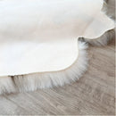 Axyaa Nordic Reindeer Kids Faux Fur Rug, Christmas Themed Living Room Carpet