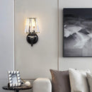 Axyaa Postmodern Crystal Sconce Wall Lamp for Bedroom Living Room Decor