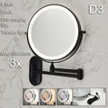 Axyaa LED Makeup Mirror Double Side Fill Light USB Charging Tricolor Dimming
