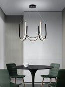 Axyaa Nordic Minimalism LED Chandelier Aluminium Pendant Light for Living Room