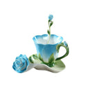Axyaa Camellia Flower Ceramic Coffee Cup Set