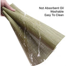 Axyaa PVC Woven Placemats - Non-Slip, Heatproof, Washable Dining Table Mats