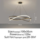 Axyaa Post-modern Pendant Lights for Minimalist Light Luxury Living Room