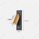 Axyaa LED Adjustable Angle Wall Lamp with USB Charging Port