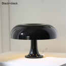 Axyaa Black Mushroom Lamp with E14 Base for Stylish Lighting