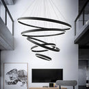 Axyaa Facil Chandelier Staircase Hall Ceiling Lamp Indoor Lighting Fixtures