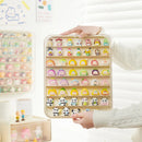 Axyaa Cute Grain Display Cabinet Wall-Mounted Handmade Blind Box Storage Rack