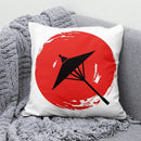 Axyaa Lucky Cat Japanese Style Sofa Bed Pillow Cover: Mount Fuji Japanese Art