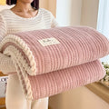 Axyaa Winter King Size Plaid Throw Blanket - Cozy Home Comforter