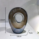 Axyaa Glass Vase Desk Decoration Hydroponics Flower Pots Modern Decor Floral Vases
